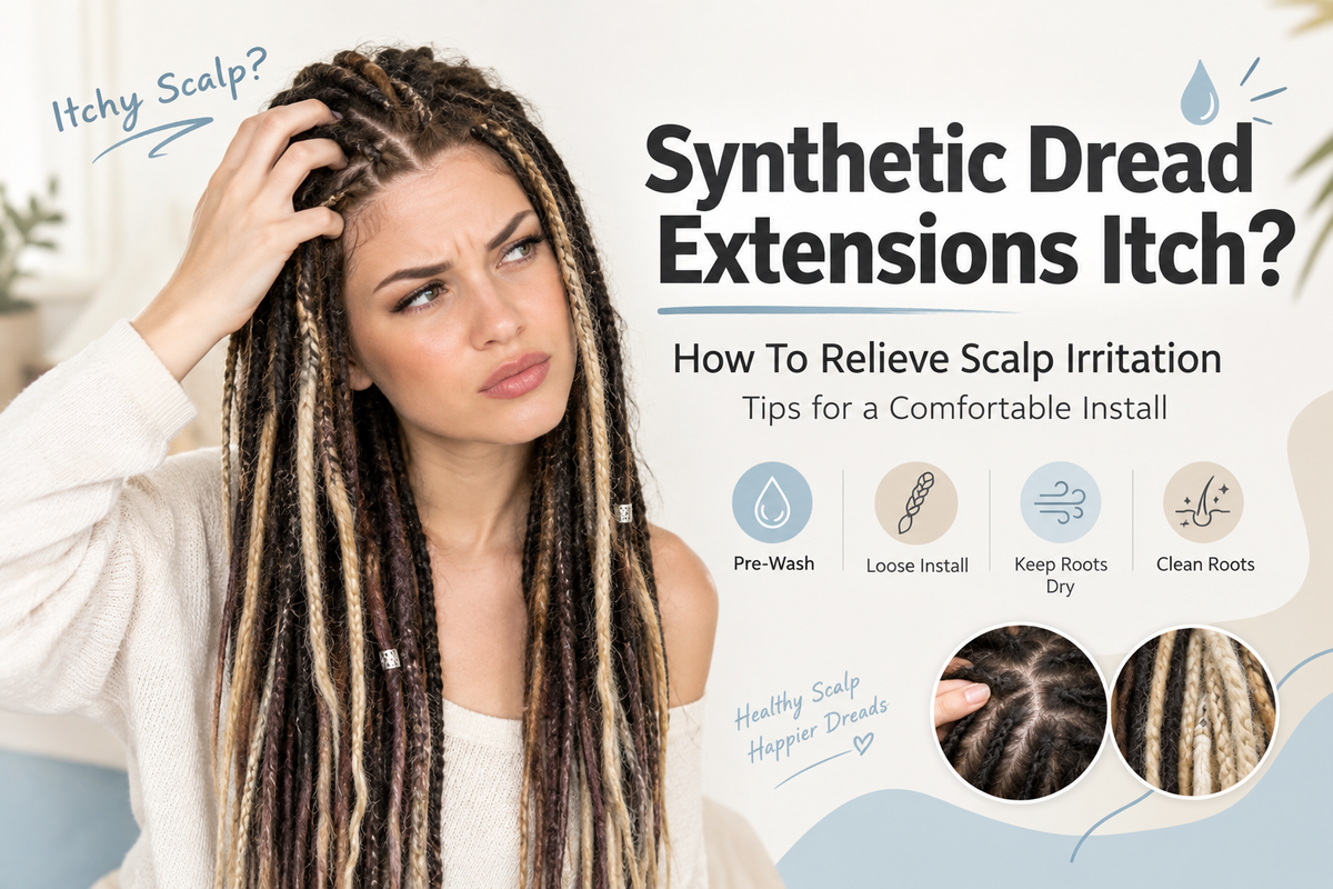 Do Synthetic Dread Extensions Itch?