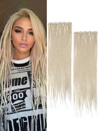 Clip in Dreadlock Hair Extensions, Handmade Clip In Dreads