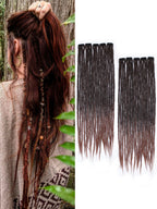 Clip in Dreadlock Hair Extensions, Handmade Clip In Dreads