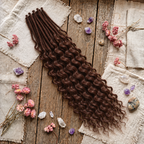24' Curly Dreadlocks Synthetic Boho Braids Dreadlock Extensions（SE Dreads）