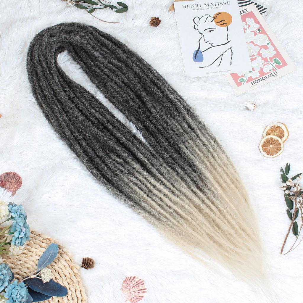 18" 24"Double Ended Dreadlock Extensions for Girls
