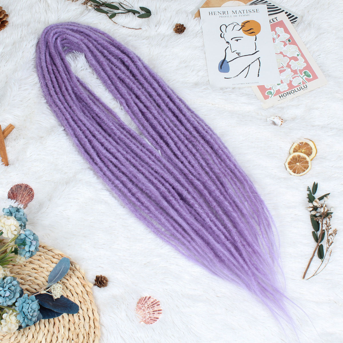 18" 24"Double Ended Dreadlock Extensions for Girls