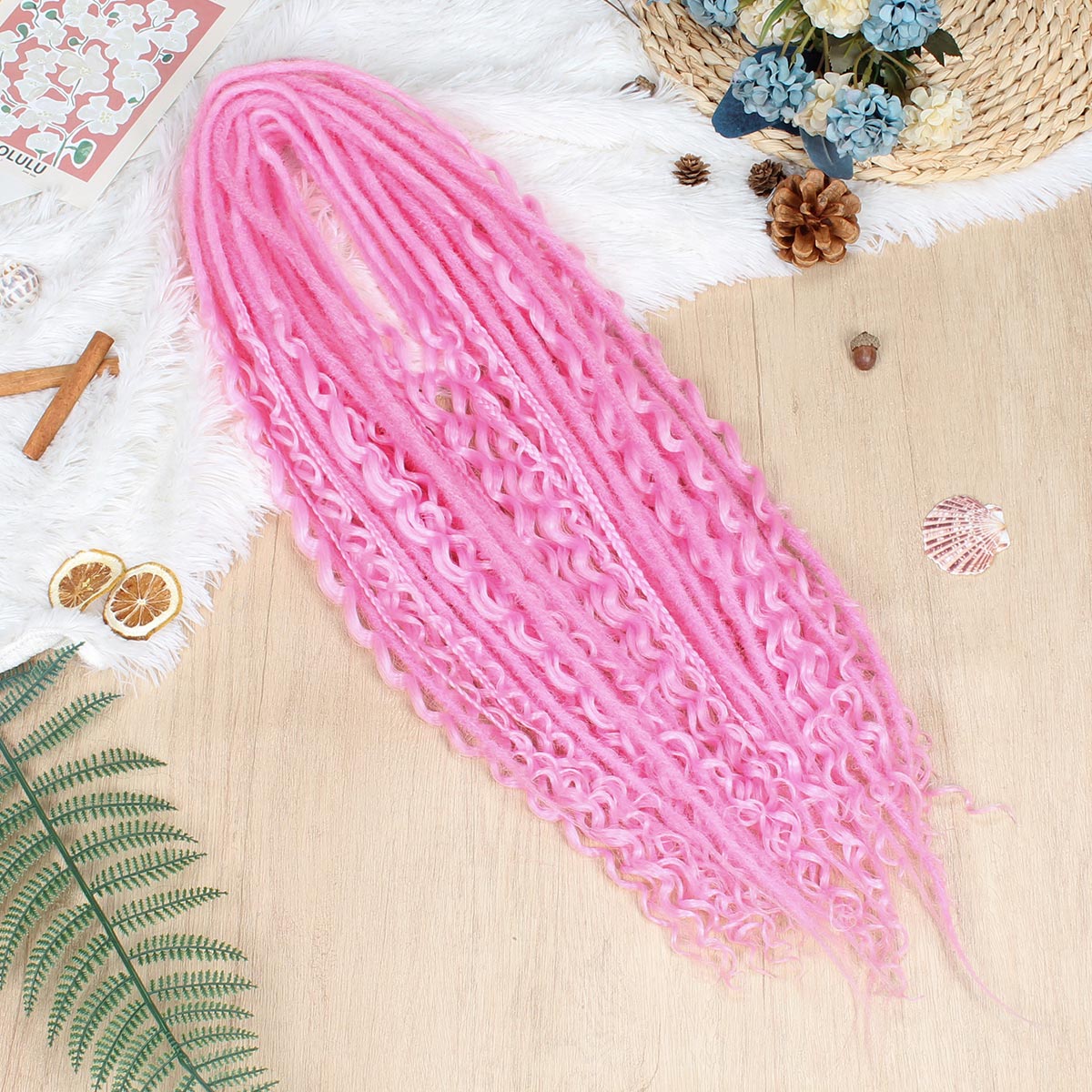 3 In 1 Mixed Dreadlock Extensions Sets