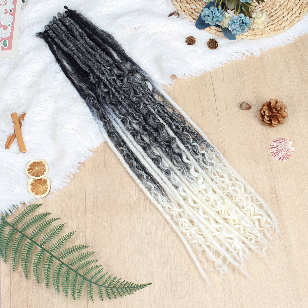 3 In 1 Mixed Dreadlock Extensions Sets