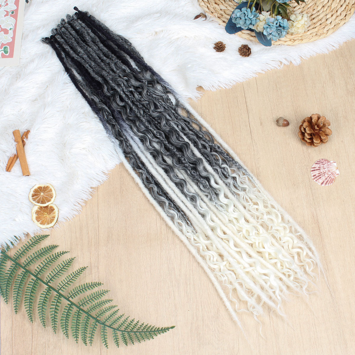 3 In 1 Mixed Dreadlock Extensions Sets