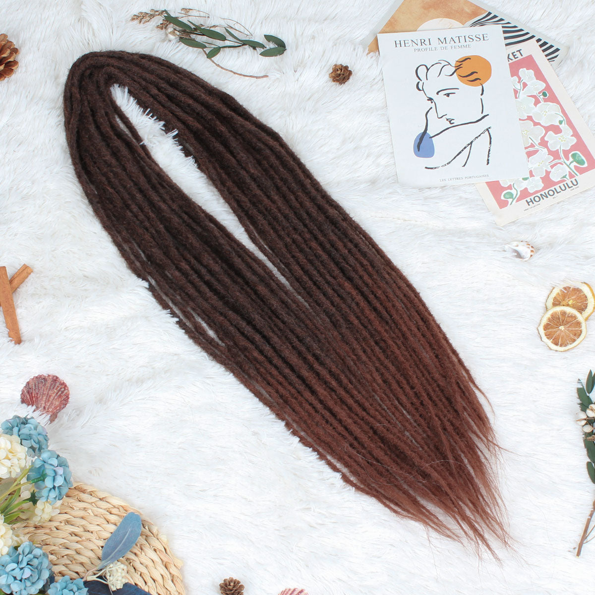 18" 24"Double Ended Dreadlock Extensions for Girls