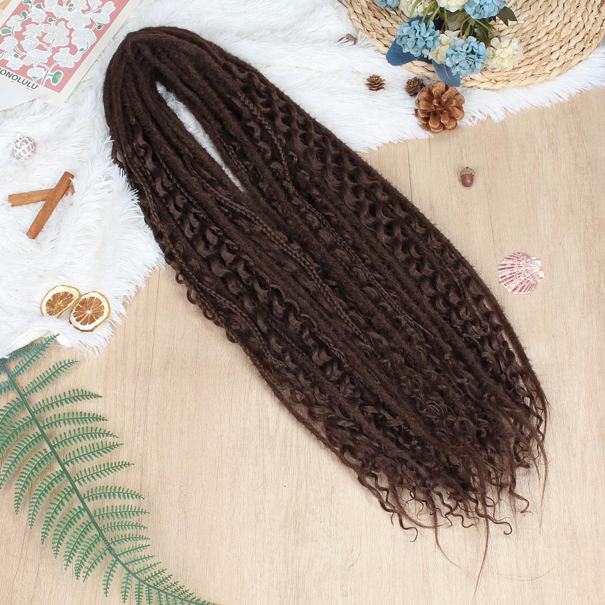 3 In 1 Mixed Dreadlock Extensions Sets