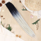 24" 36" SE Thin 0.6cm Synthetic Dreadlock Extensions Handmade Fake Dreads