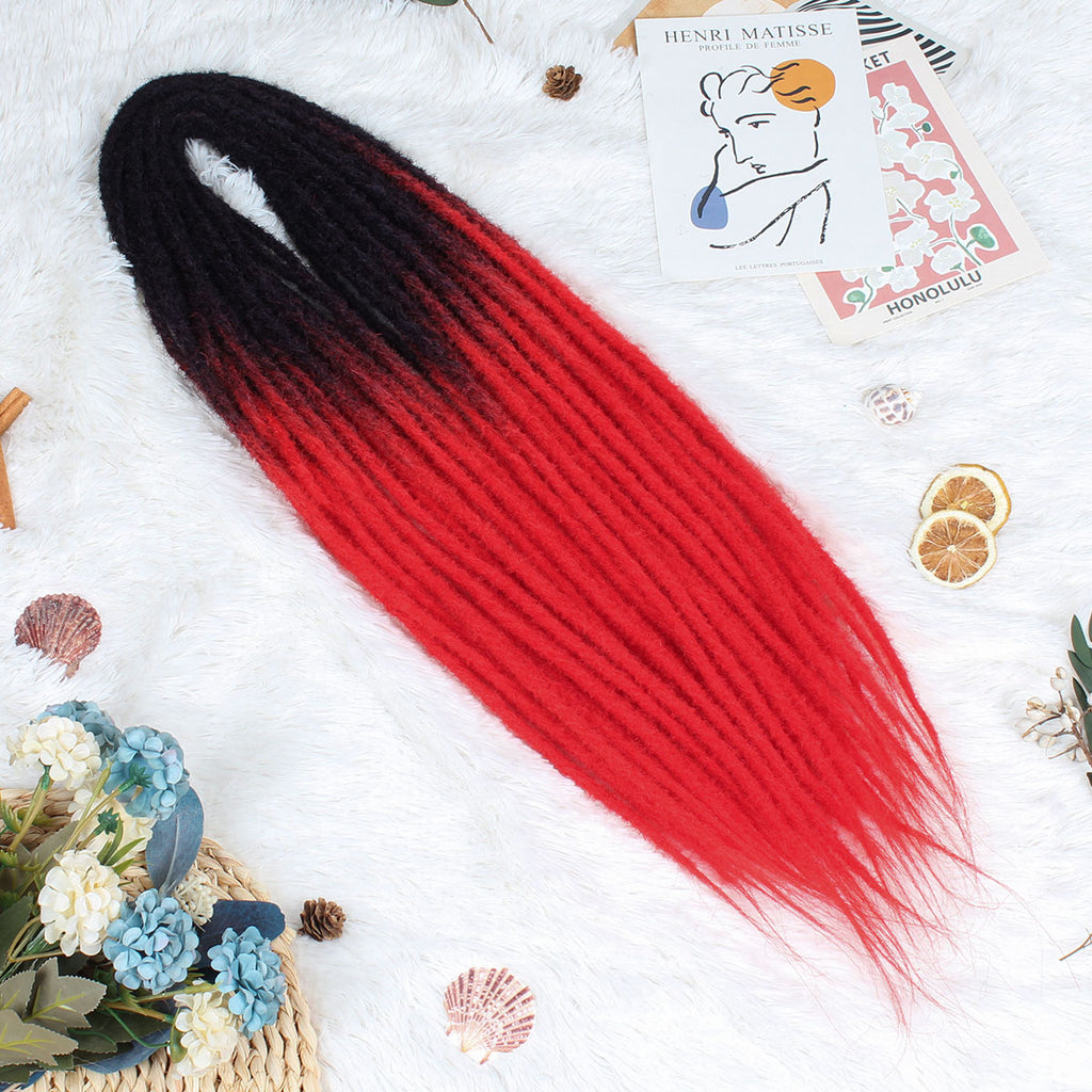 18" 24"Double Ended Dreadlock Extensions for Girls