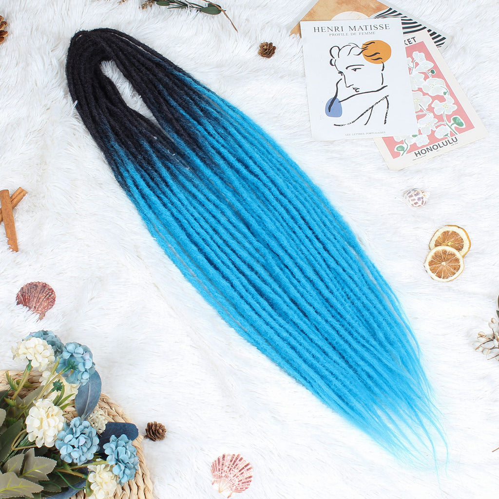 18" 24"Double Ended Dreadlock Extensions for Girls