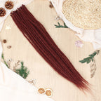 24" 36" SE Thin 0.6cm Synthetic Dreadlock Extensions Handmade Fake Dreads