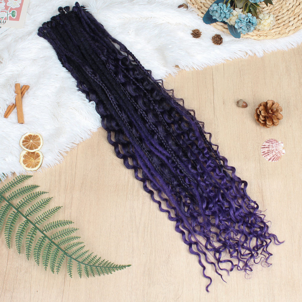 3 In 1 Mixed Dreadlock Extensions Sets