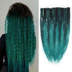 Clip in Dreadlock Hair Extensions, Handmade Clip In Dreads