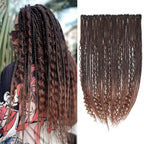 Clip in Dreadlock Hair Extensions, Handmade Clip In Dreads