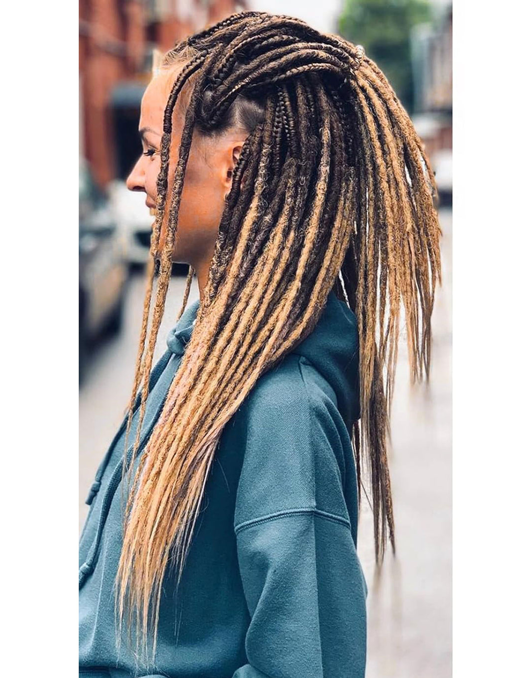 18" 24"Double Ended Dreadlock Extensions for Girls