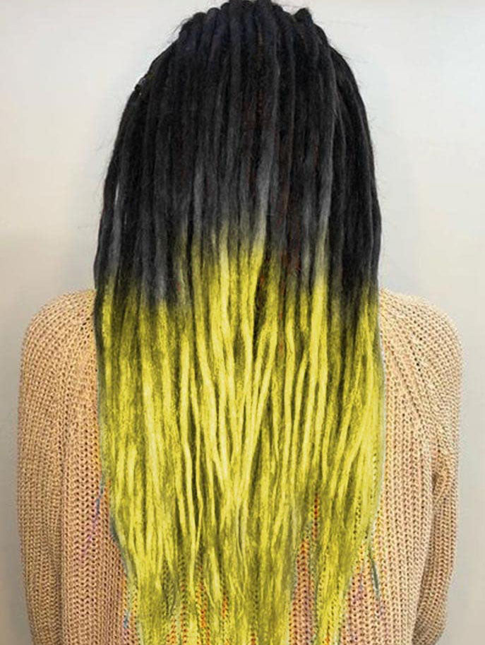 24" Thick 1cm Synthetic Dreadlock Extensions