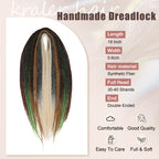 18" 24"Double Ended Dreadlock Extensions for Girls