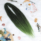 18" 24"Double Ended Dreadlock Extensions for Girls