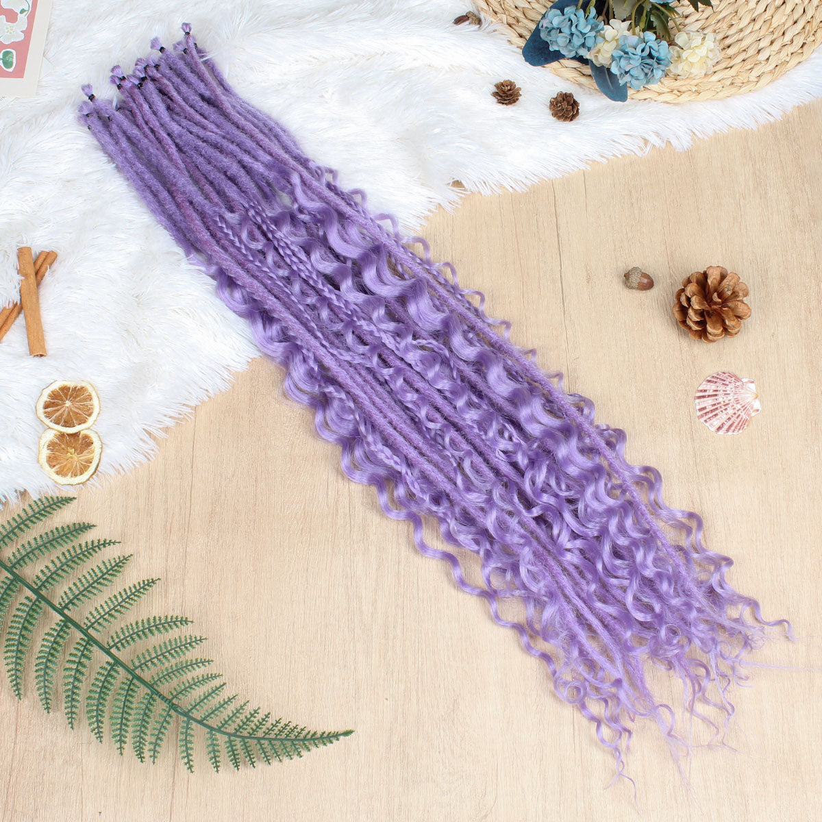 3 In 1 Mixed Dreadlock Extensions Sets