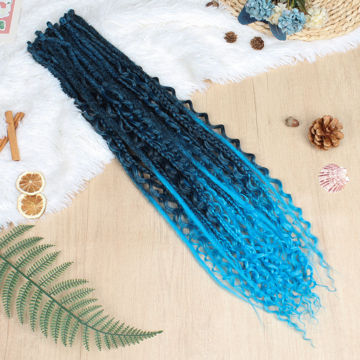 3 In 1 Mixed Dreadlock Extensions Sets