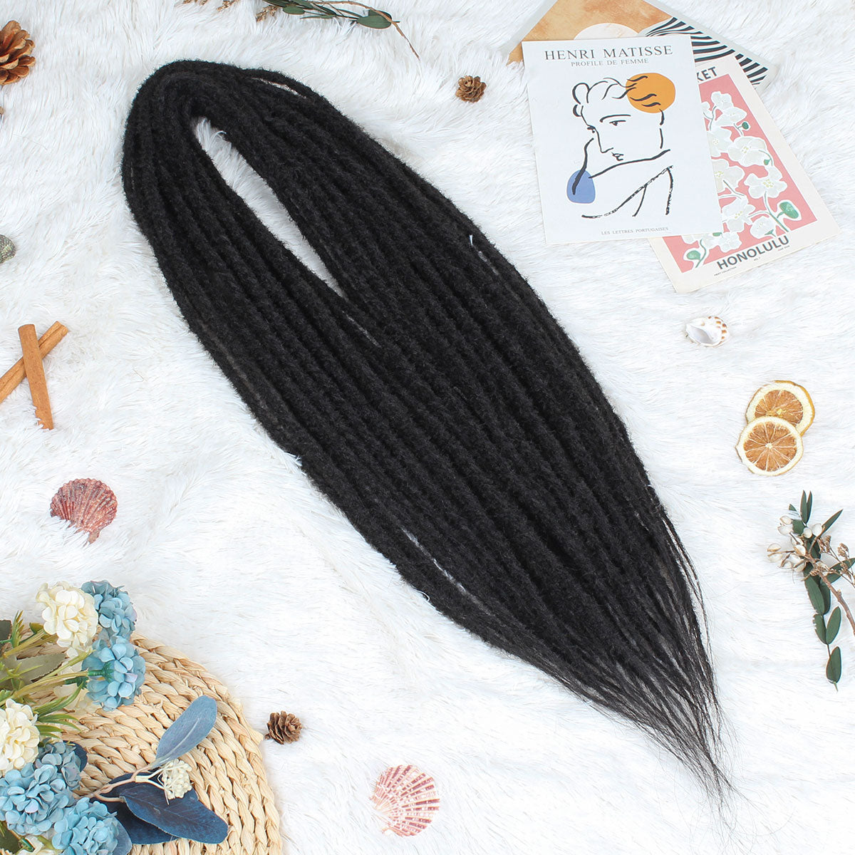 18" 24"Double Ended Dreadlock Extensions for Girls