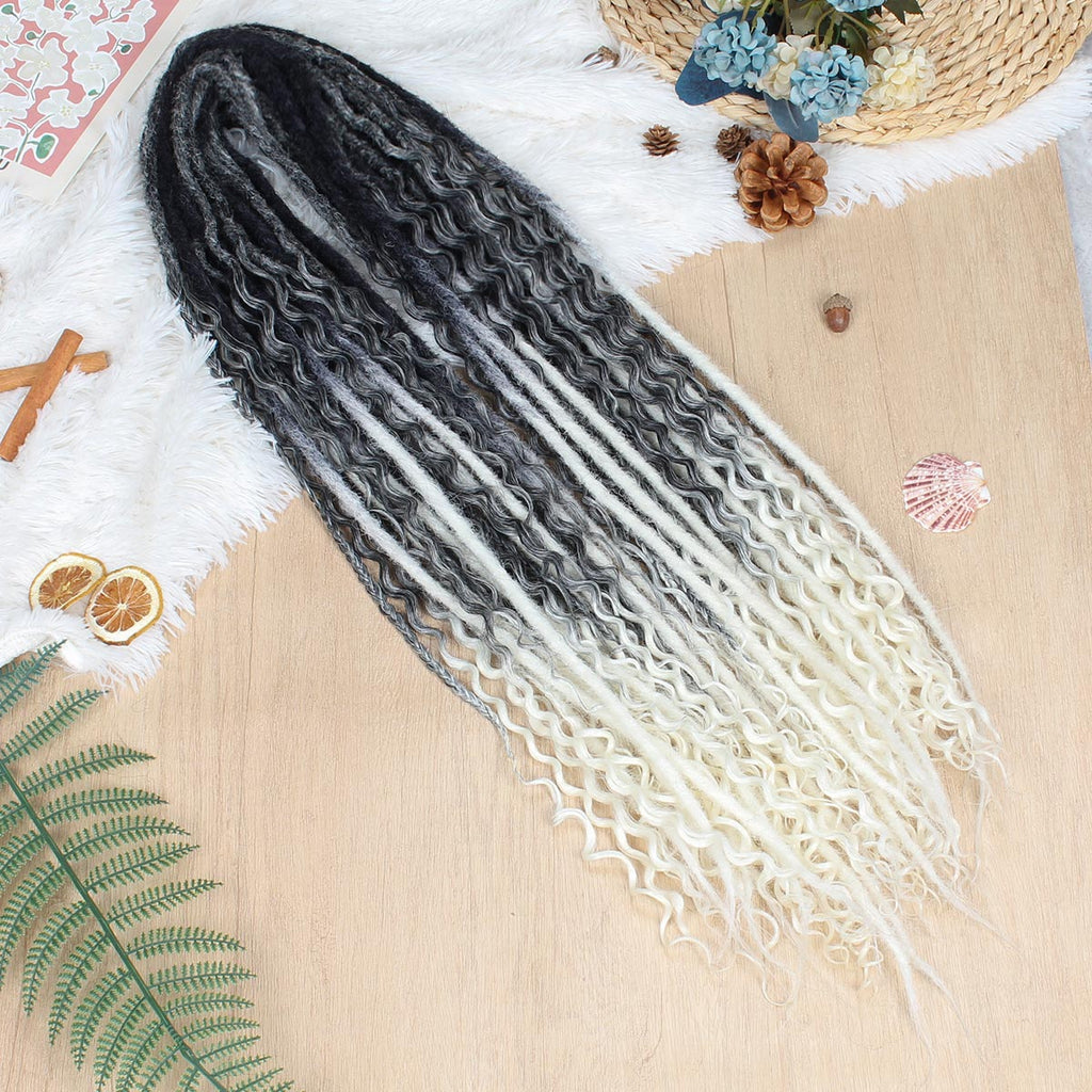 3 In 1 Mixed Dreadlock Extensions Sets