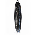 24" Boho Dreadlock Ponytail Extension on Elastic Hair Tie