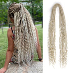 24' Curly Dreadlocks Synthetic Boho Braids Dreadlock Extensions