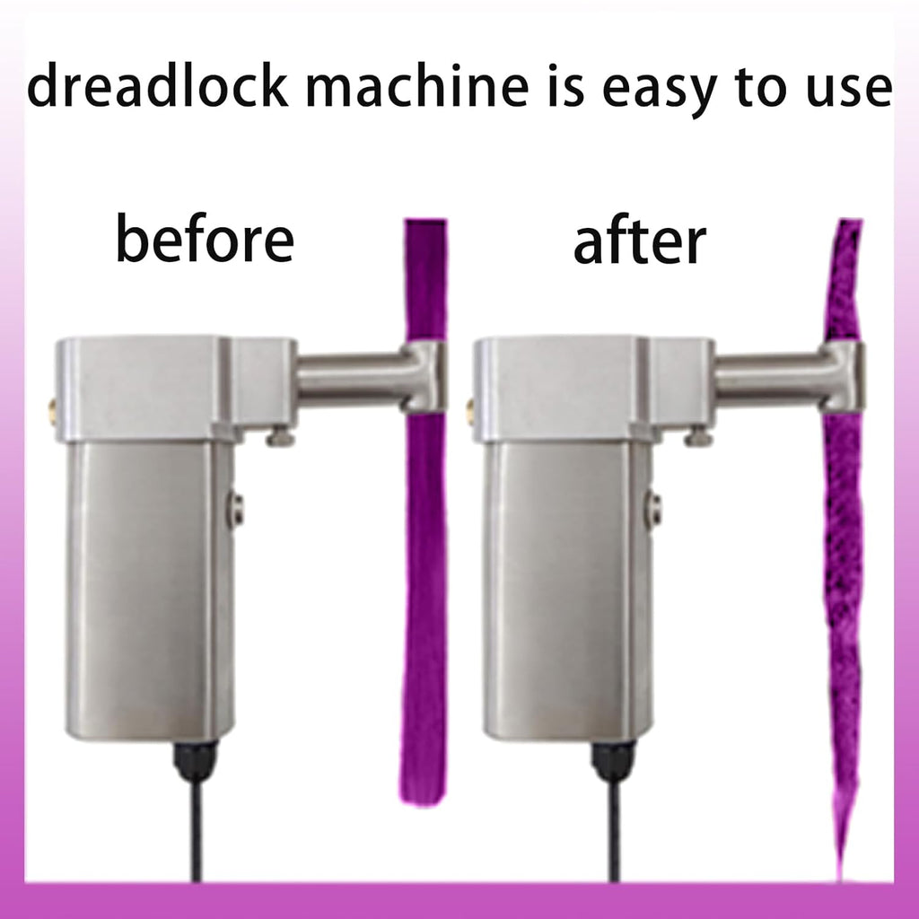 Dreadlock Maker Machine For Locs, Electric Instant Loc Machine (0.55in Tube Head)