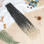 3 In 1 Mixed Dreadlock Extensions Sets