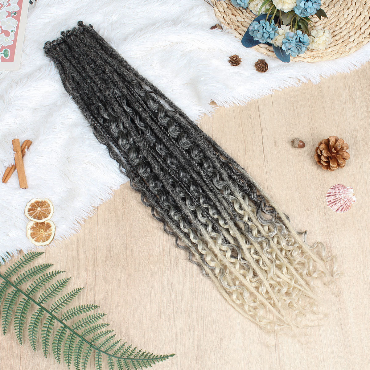 3 In 1 Mixed Dreadlock Extensions Sets