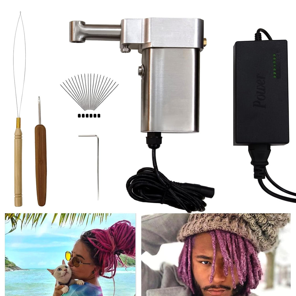 Dreadlock Maker Machine For Locs, Electric Instant Loc Machine (0.55in Tube Head)