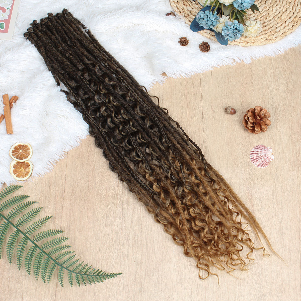 3 In 1 Mixed Dreadlock Extensions Sets