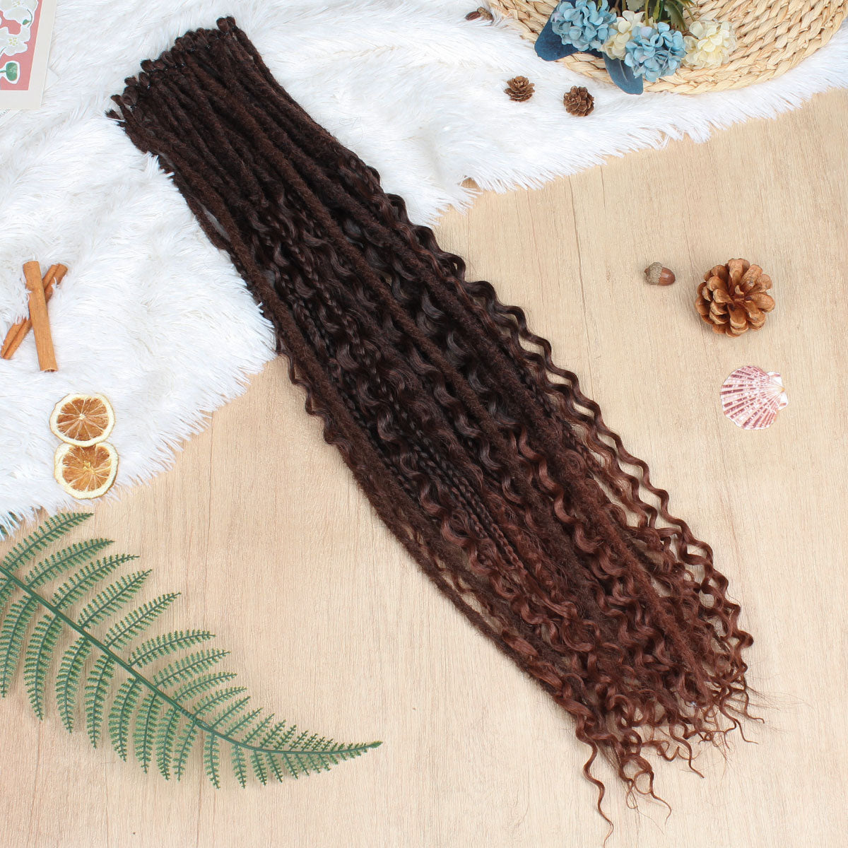 3 In 1 Mixed Dreadlock Extensions Sets