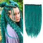 Clip in Dreadlock Hair Extensions, Handmade Clip In Dreads