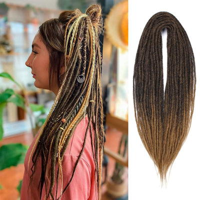 24" Double Ended Handmade Dreadlocks Extensions