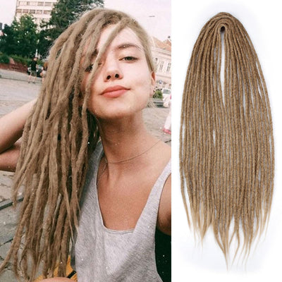 24" Double Ended Handmade Dreadlocks Extensions