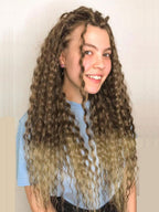 24' Curly Dreadlocks Synthetic Boho Braids Dreadlock Extensions