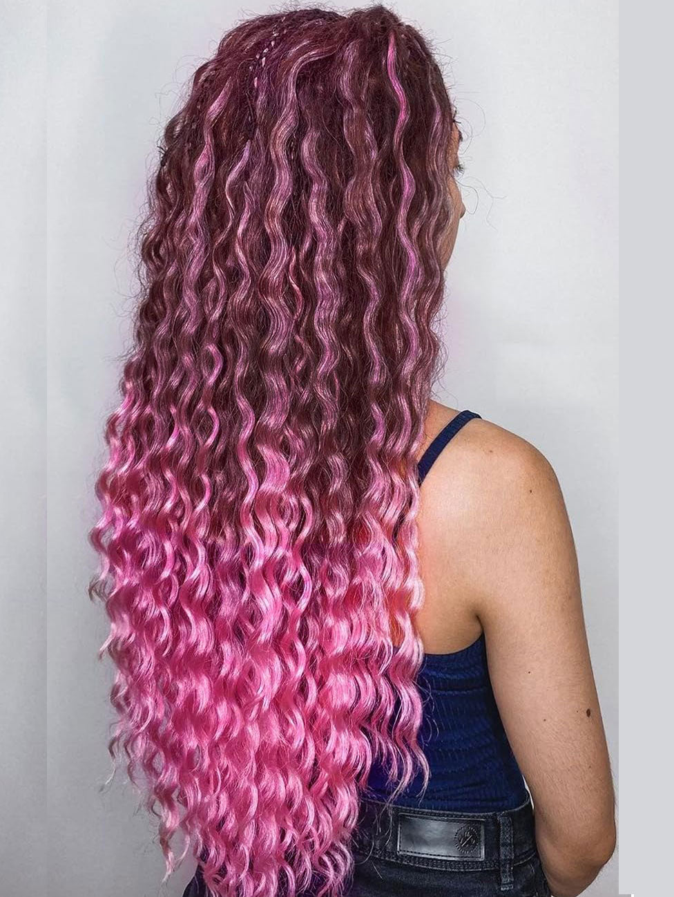 24' Curly Dreadlocks Synthetic Boho Braids Dreadlock Extensions