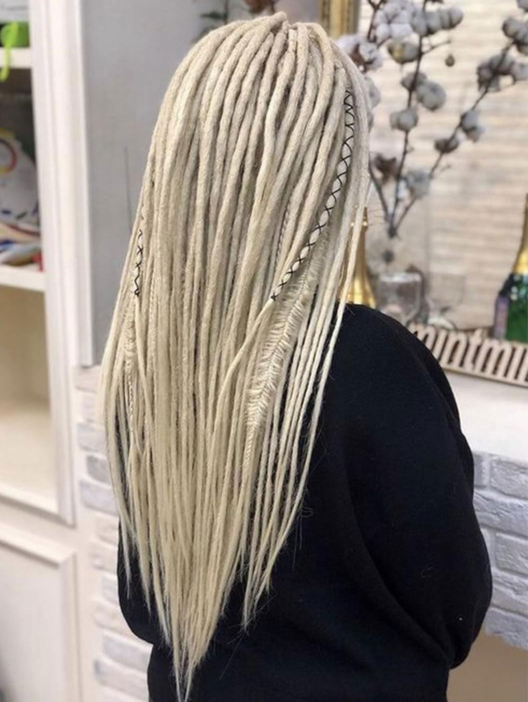 24" Thick 1cm Synthetic Dreadlock Extensions