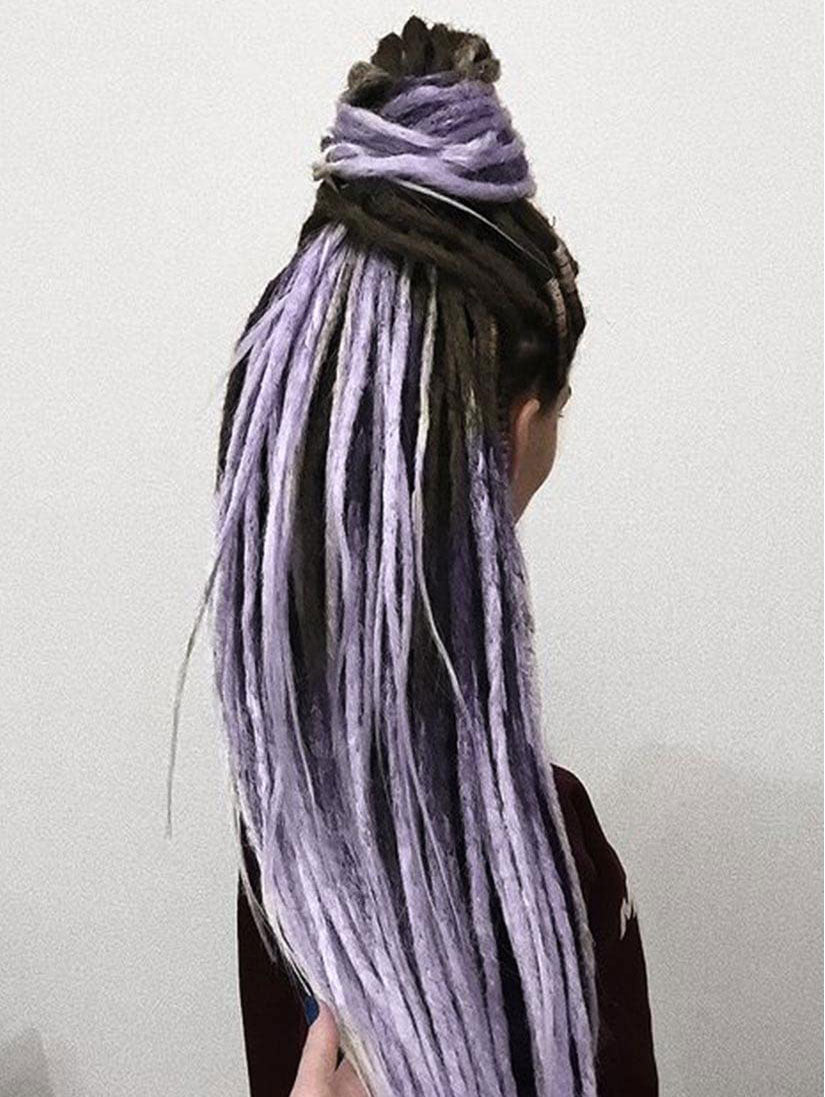 24" Thick 1cm Synthetic Dreadlock Extensions