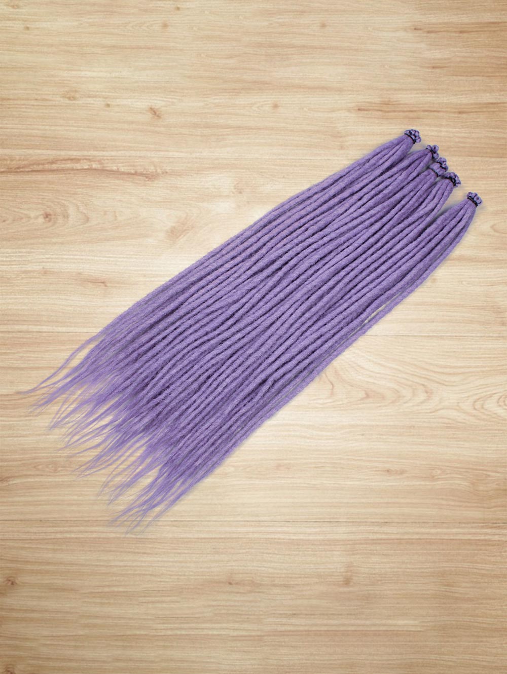 Lavender Purple Thin 0.6cm Synthetic Dreadlocks Extension