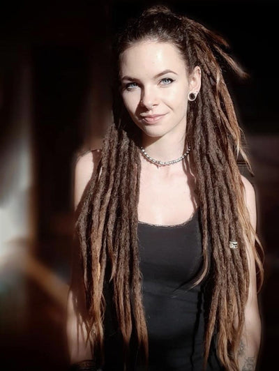 24" Thick 1cm Synthetic Dreadlock Extensions