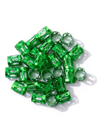 50pcs metal cuffs colorful cuff beads for hair extensions