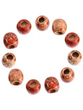 30--100 pcs wooden beads , accessories for dreadlocks