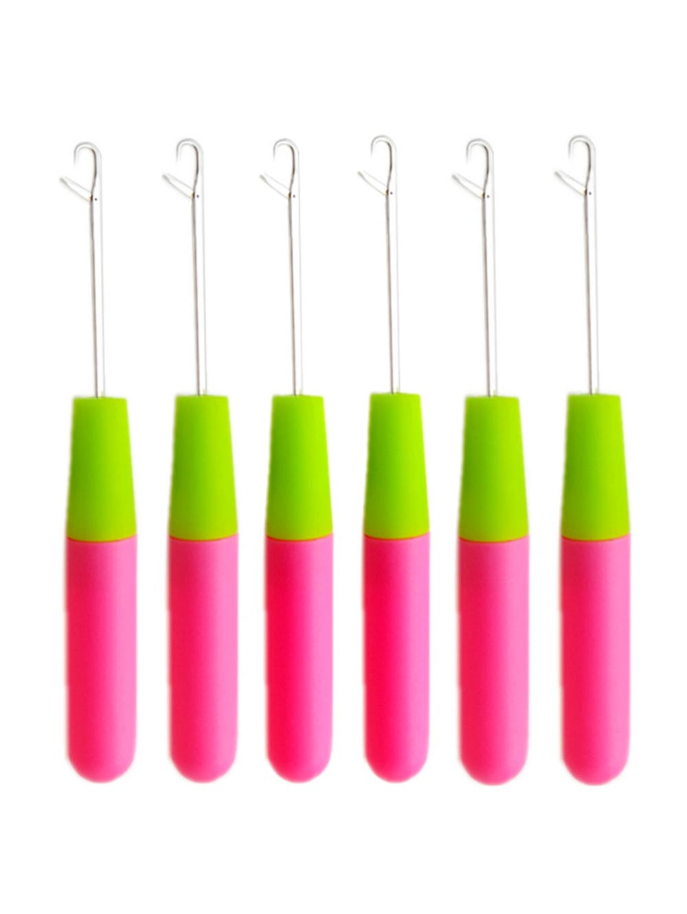 2pcs pink crochet hook