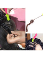 2pcs pink crochet hook