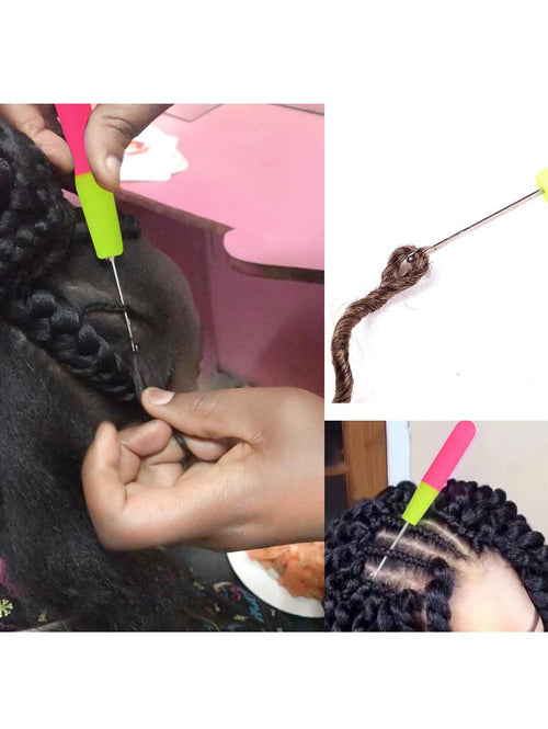 2pcs pink crochet hook