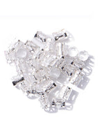50pcs metal cuffs colorful cuff beads for hair extensions