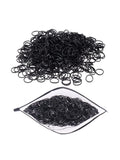 Black tiny rubber bands